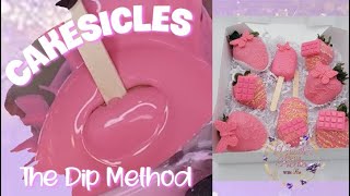 Cakesicles... The Dip Method | Chocolate Dipped Treats