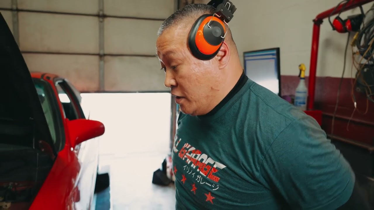 Red EM1 Dyno Day.  Honda B series turbo tuned on  AEM Infinity 500whp