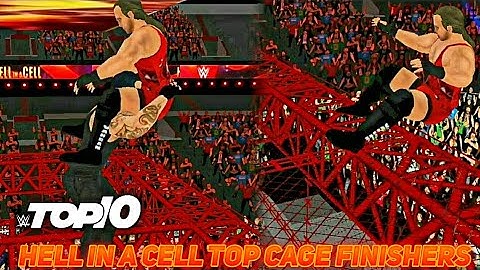 TOP 10 WR3D HELL IN A CELL TOP CAGE MOVES | HIAC CAGE MOVES | WWE