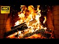 Kamin Gemütliche Hütte Ohne Musik Mit Glimmenden Holzscheiten Und Leisem Knacken Fireplace 4K