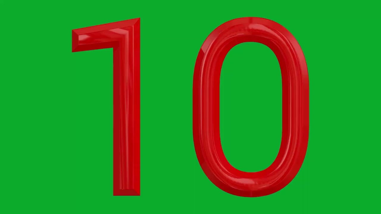 𝗡𝘂𝗺𝗯𝗲𝗿 10  𝟯𝗗  𝘄𝗶𝘁𝗵 𝗩𝗼𝗶𝗰𝗲 𝗢𝘃𝗲𝗿  𝗚𝗿𝗲𝗲𝗻 𝗦𝗰𝗿𝗲𝗲𝗻  𝗡𝗼 𝗖𝗼𝗽𝘆𝗿𝗶𝗴𝗵 𝗙𝘂𝗹𝗹 𝗛𝗗