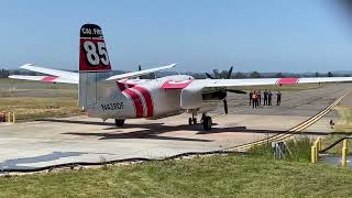 Cal Fire aircraft training at Sonoma County airport