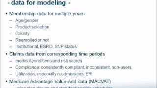 Predictive Analytics to Understand Compliance and Enrollment Patterns