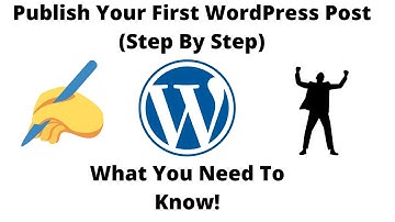 Add Your First Post On WordPress! (Tutorial For Beginners)