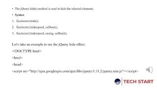 4 jQuery hide