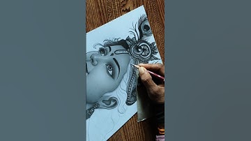 cute 🥰 Krishna ji drawing #krishna #drawing #art
