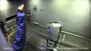 SABRE fully autonomous robotic blast cleaning of production steel