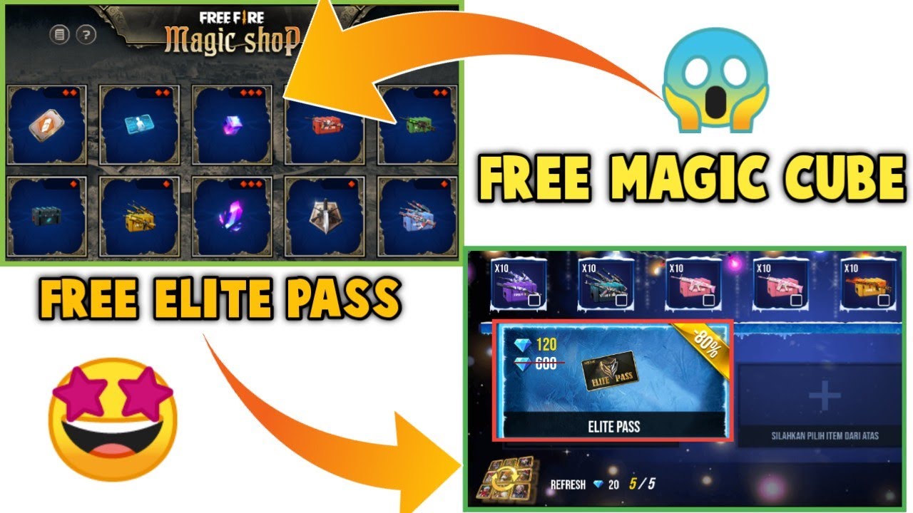 Elite Pass Problem Solved Refresh in 20 Diamonds || New Magic Cube Event Freefire