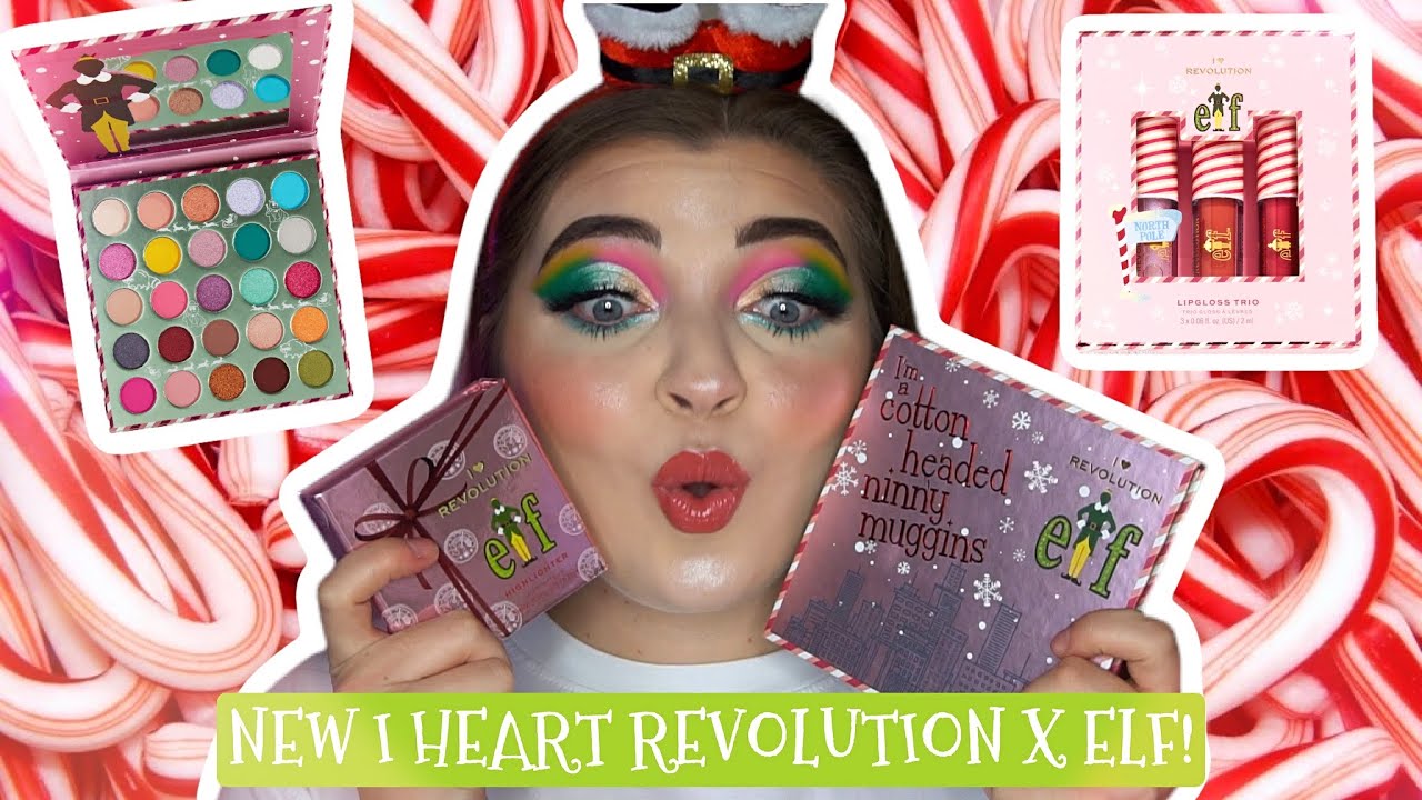 NEW I HEART REVOLUTION X ELF ❄️ SWATCHES & FIRST IMPRESSIONS ❄️