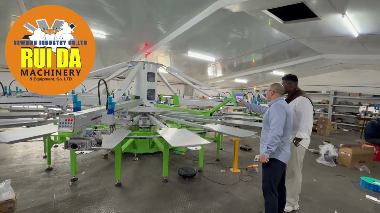 🐙DGRUIDA OCTOPUS SCREEN PRINTING MACHINE FACTORY TOUR