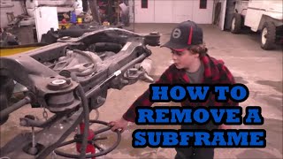 How To Drop A Subframe!!