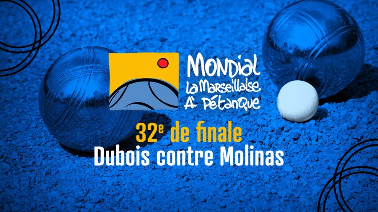 Miniature : Mondial la Marseillaise à pétanque 2022. 32e de finale : Dubois contre Molinas, la mène 12