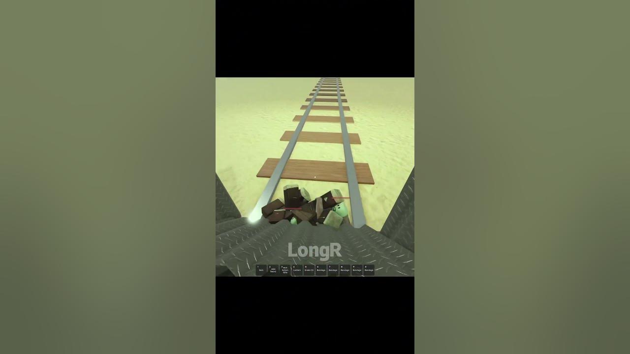 Conductor Vs Zombie Town  #roblox #deadrails #longr