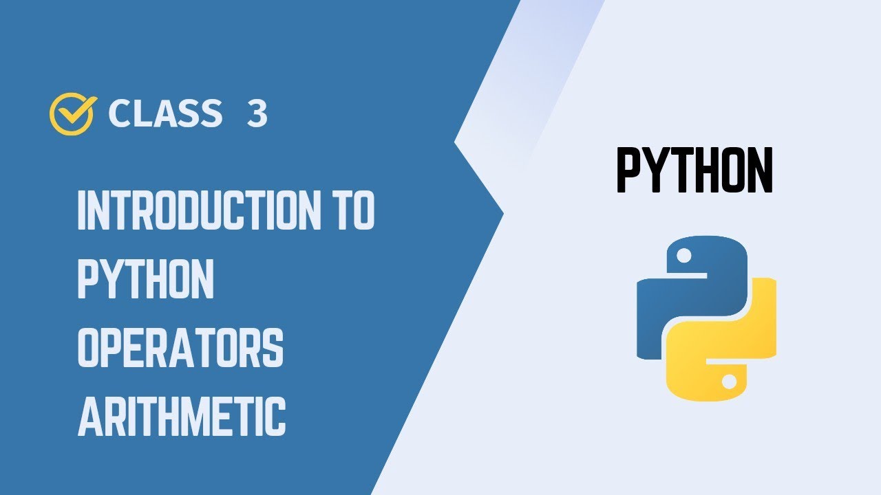 Arithmetic Operations in Python | Python Operators for Beginners - YouTube