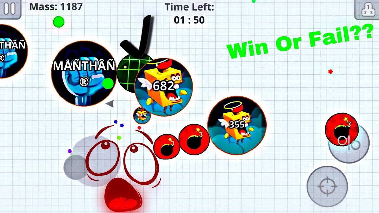 Agar.io Mobile - Rush Moment | Destroy Top 1 | ft Bomb | Epic moment | By DøM AgarIO camera iphone 8 plus apk