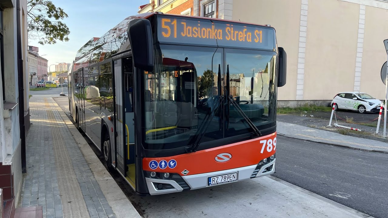 Linia 51. Bardowskiego ➡️ Jasionka EME Aero (Solaris Urbino 18 IV CNG Mild Hybrid #789)