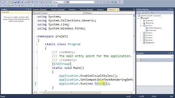 C#  Démo 113 ..Initiation Programmation Interface graphique... MenuStrip