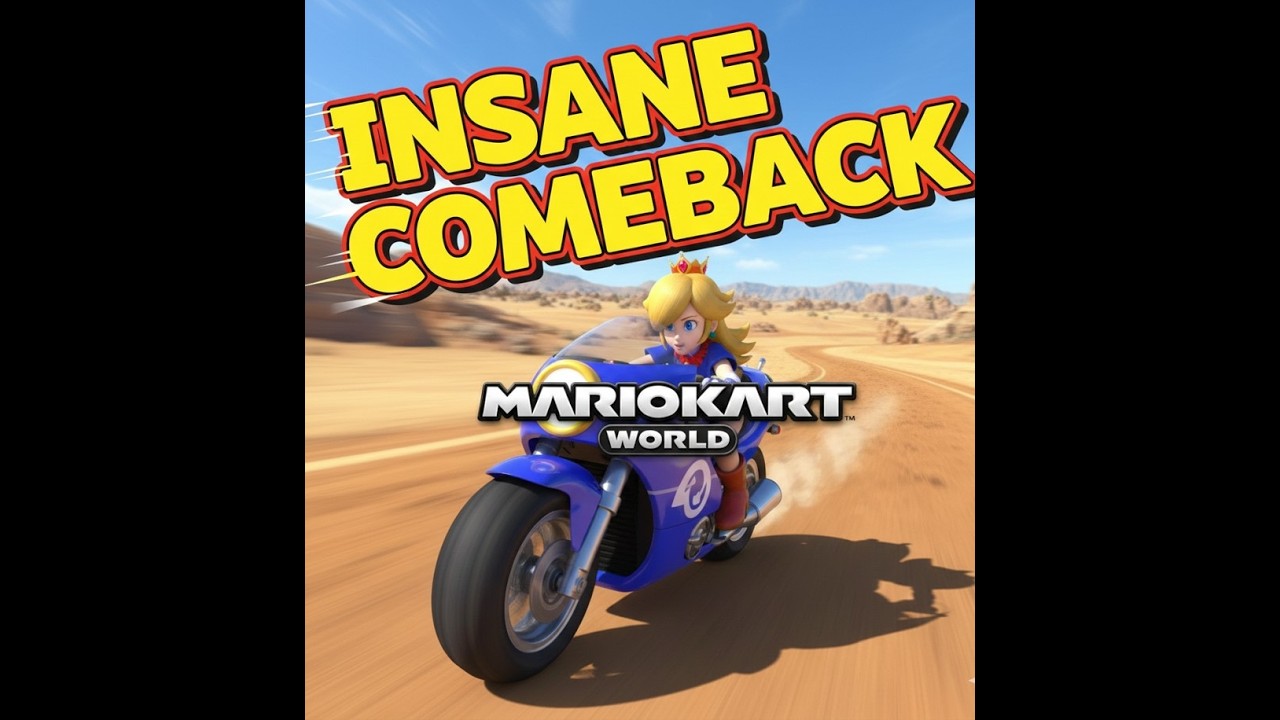 INSANE Rosalina Comeback on Chain Chomp Desert! | Mario Kart World Gameplay
