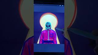 Drawing Square Guard From Squid Game 3