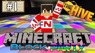 Minecraft: Mini-games in the Hive w/ Blocks- BlockParty #1