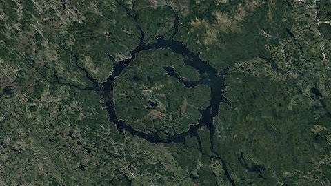 Manicouagan impact crater.
