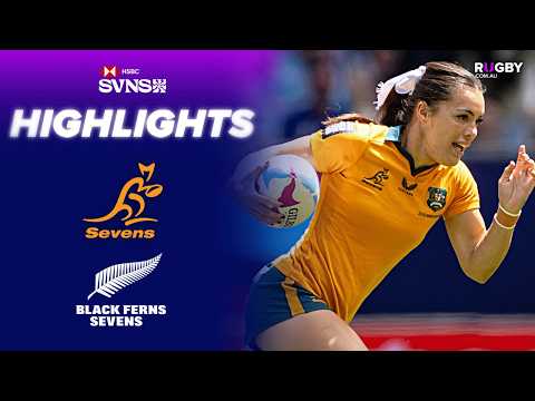 Australia Sevens v New Zealand Sevens Highlights | Women's Cup Final | HSBC SVNS Bordeaux