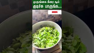 முருங்கை கீரை சூப் |  MURUNGAI KEERAI SOUP #shorts