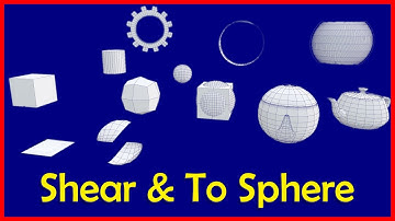 31 - Blender - Modelling Toolbar - To Sphere
