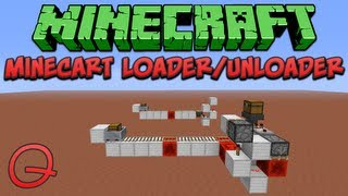 Minecraft: Minecart Loader/Unloader (Quick) Tutorial