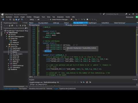 Vulkan Tutorial [106] - 3D Model laden und rendern via OBJ Datei