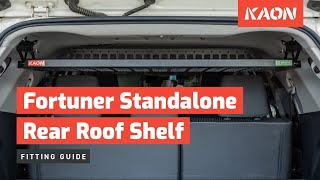 Maximise your 4x4 Storage: Standalone Shelf to suit Toyota Fortuner – Fitting & Installation Guide