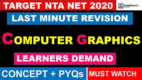 Lec-5 | COMPUTER GRAPHICS | VIDEO DISPLAY DEVICES | LAST MINUTE REVISION | By Rashmi Prabha