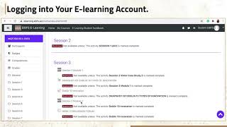 For Eibfs students  " how to log in into your E-Learning Portal?"