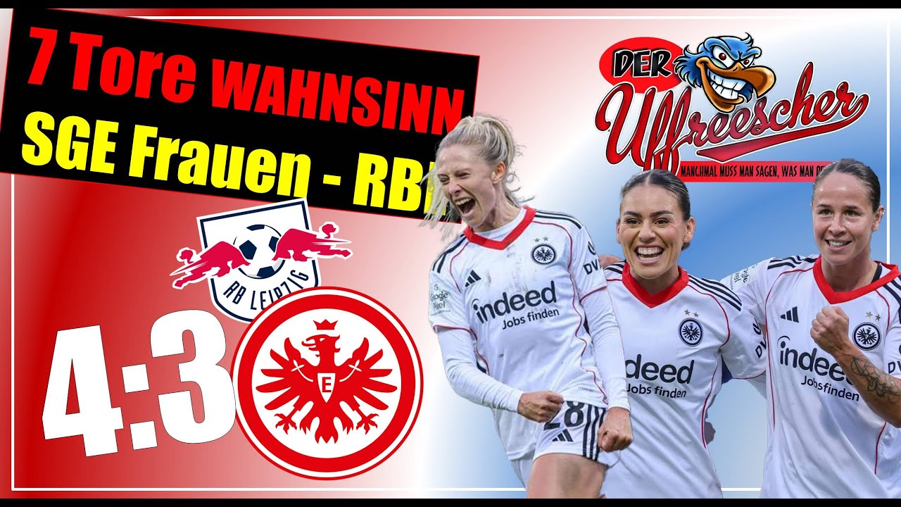 Eintracht Frankfurt Frauen gegen Leipzig! 7 TORE Spektakel - Impressionen!