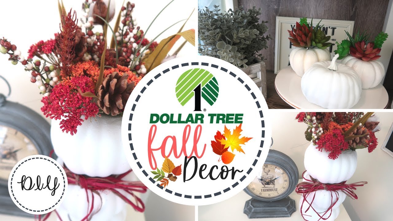 FARMHOUSE DECOR DIY | DOLLAR TREE DIY | FALL DECOR | BUDGET FRIENDLY ...