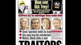 "TRAITORS!" New York Daily News Blasts 47 Senators Over Iran Letter