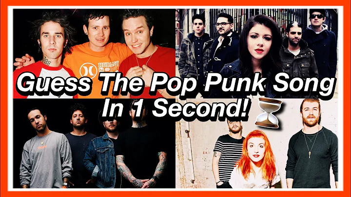 Guess The Pop Punk Song In 1 Second! 🧡