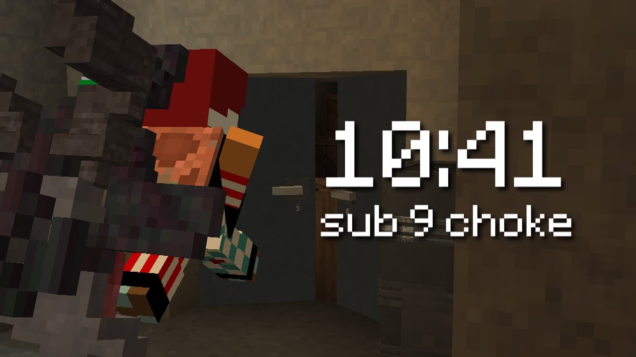 unlucky Late minecraft horror map speedrun - YouTube