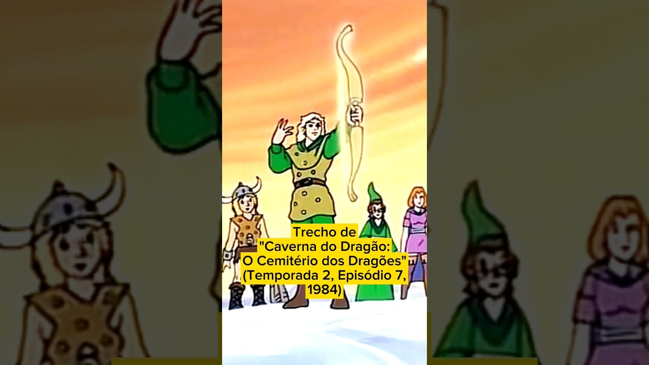 Caverna do Dragão: O Cemitério dos Dragões (T02E07, 1984) # ...