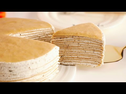 伯爵茶北海道牛乳千層蛋糕 零失敗 | Earl Grey Hokkaido Milk Mille Crepe Cake