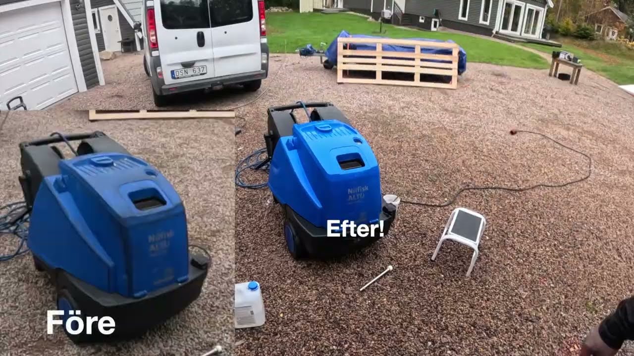 Garagefynd: Hetvattenstvätt – går den att rädda? 🔥💦