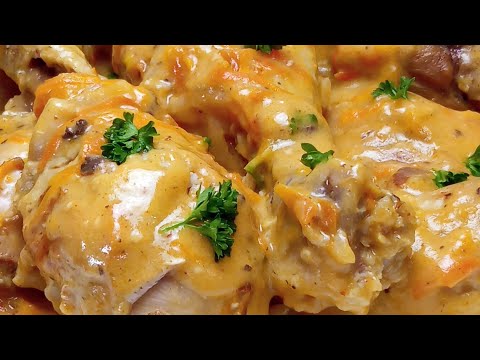У вас есть КУРИЦА? Залейте её РЯЖЕНКОЙ! Вкусный ОБЕД или УЖИН ДЛЯ ВСЕЙ СЕМЬИ! Оригинальный рецепт