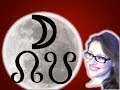 Moon with North Node. Moon with South Node. Karmic Astrology