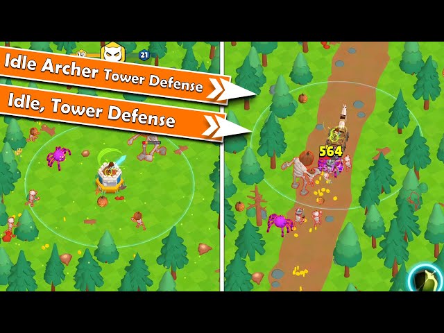 Idle Fortress Tower Defense - Noob vs Pro 🦝