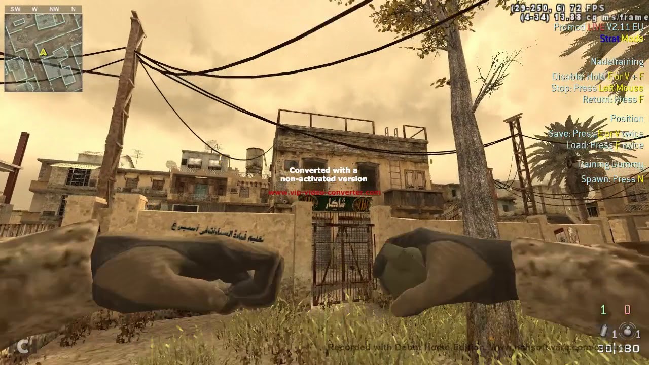 COD4 Backlot  Nade Tutorial