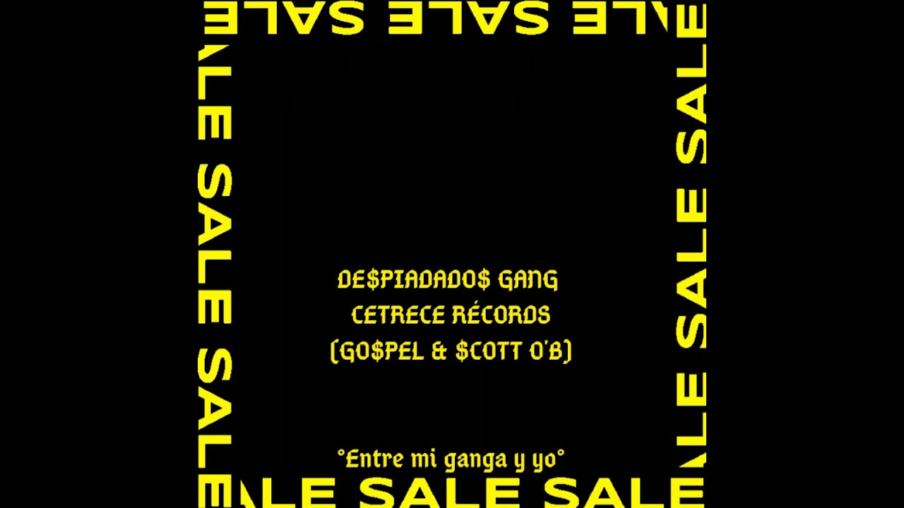 DE$PIADADO$ GANG -"Entre mi ganga y yo"  prod. Cetrece records