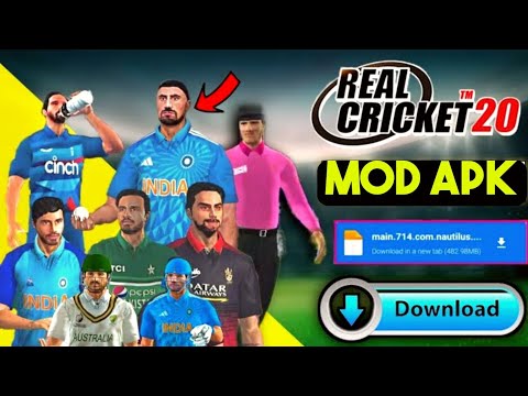 How To Download Real Cricket 20 Mod (Unlimited Everything) On Android ...