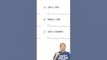 Multiplying Whole Numbers with100: Part 1