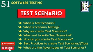 manual software testing training | what is test scenario in software testing | test scenario example