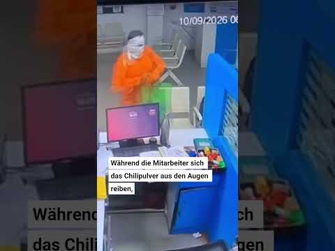 Banküberfall mit Chilipulver